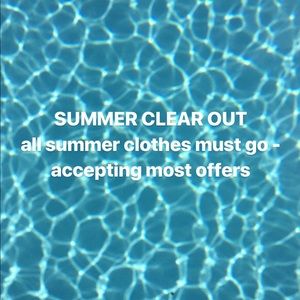 Summer Clear Out!! Make an offer!